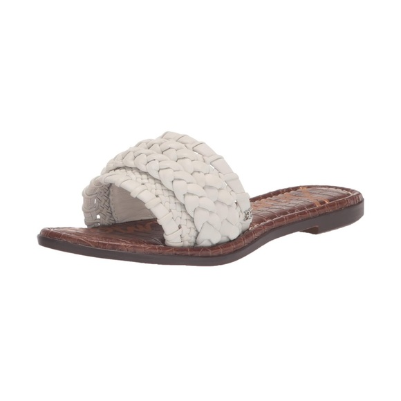 Sam Edelman Shoes - Sam Edelman Giada braided white leather slide sandal shoe size 9.5 shoe